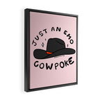Just An Emo Cowpoke Framed Canvas Print Gallery Image 2