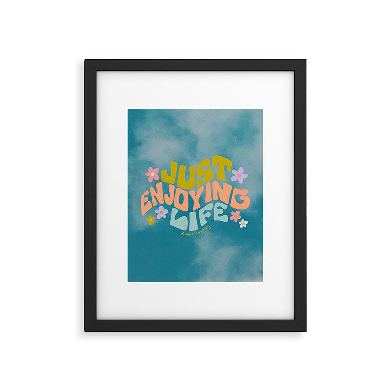 Just Enjoying Life Framed Art Print Gallery Image 6