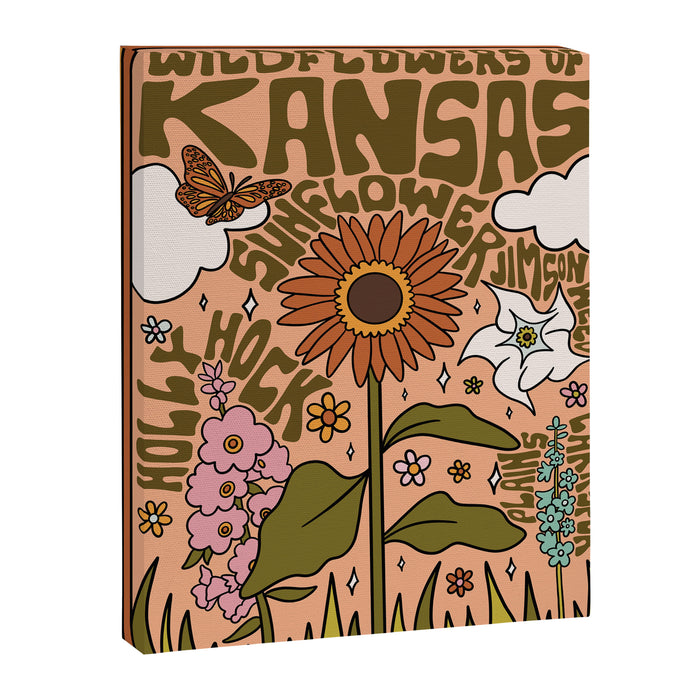 Kansas Wildflowers Canvas Print Gallery Image 1