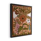 Kansas Wildflowers Framed Canvas Print Gallery Image 2