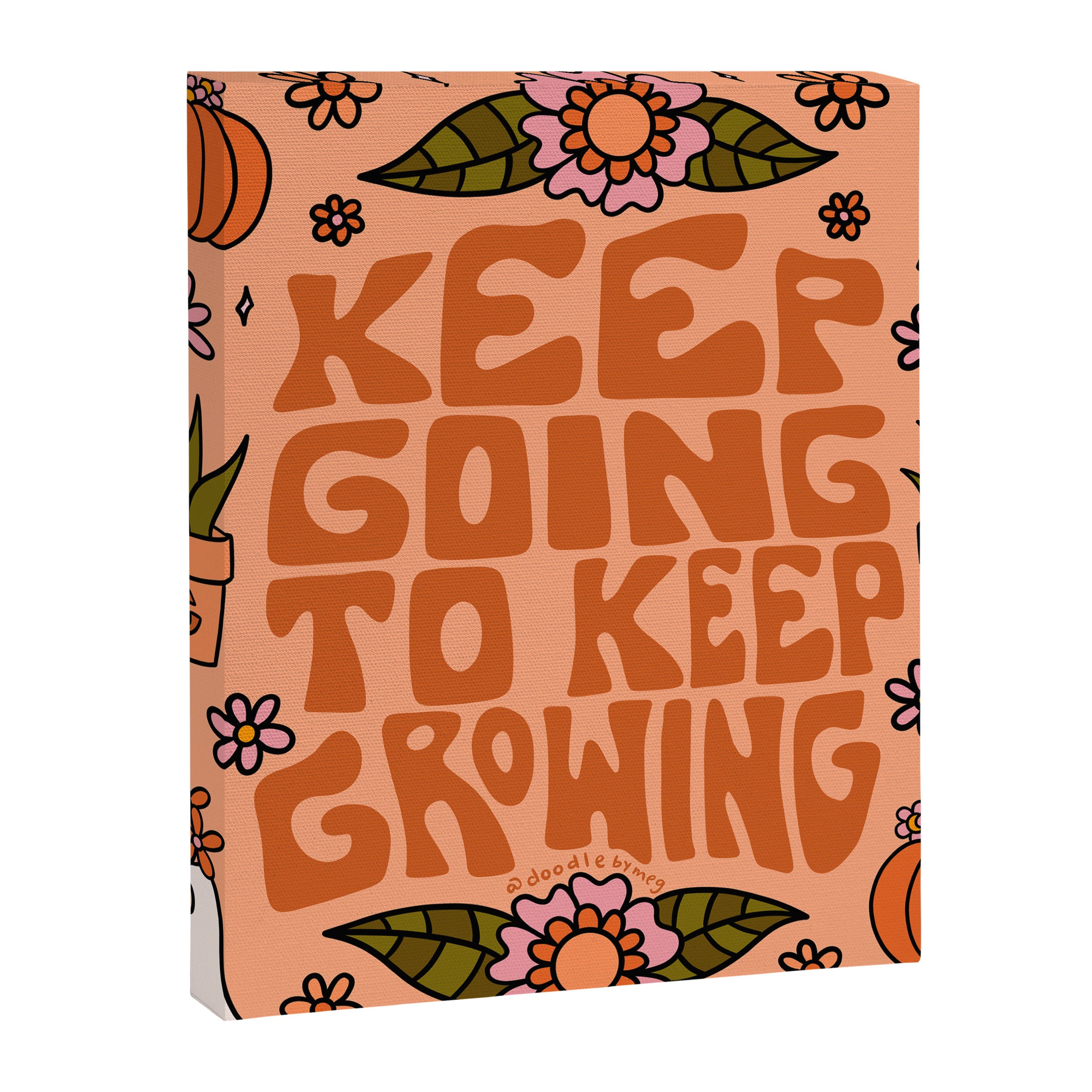 Keep Going to Keep Growing Canvas Print Gallery Image 8