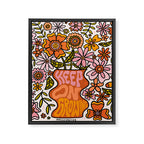 Keep On Growing Framed Canvas Print Gallery Image 8
