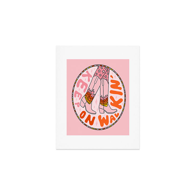 Keep On Walkin' Art Print Gallery Image 1