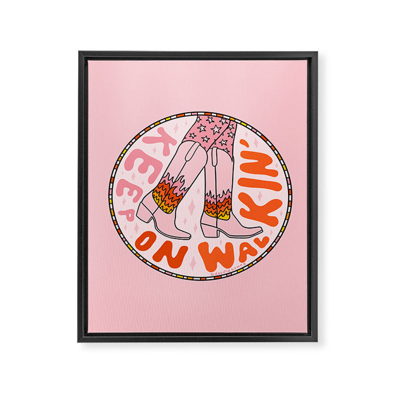 Keep On Walkin' Framed Canvas Print Gallery Image 8
