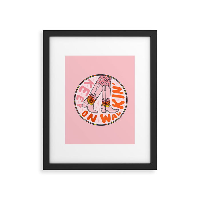 Keep On Walkin' Framed Art Print Gallery Image 1