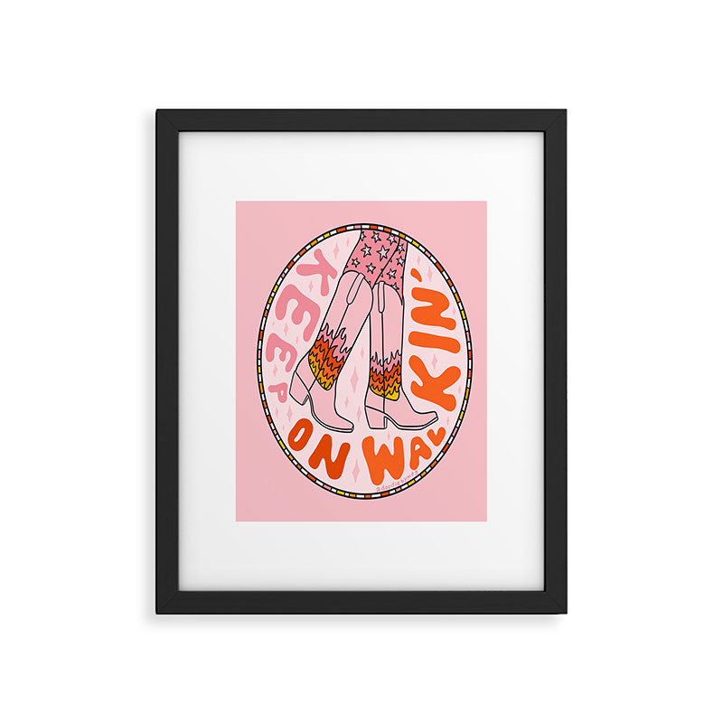 Keep On Walkin' Framed Art Print Gallery Image 4
