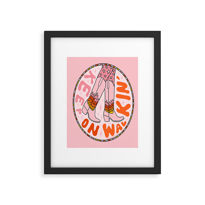 Keep On Walkin' Framed Art Print Gallery Image 1