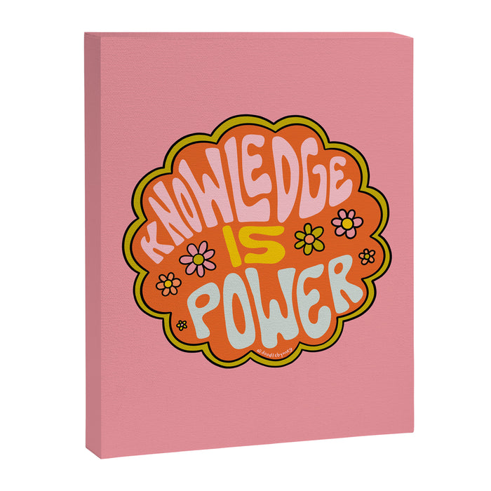 Knowledge is Power Canvas Print Gallery Image 1