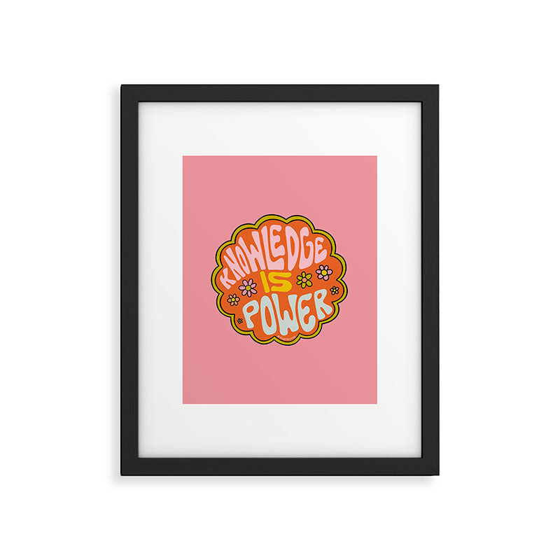 Knowledge is Power Framed Art Print Gallery Image 6