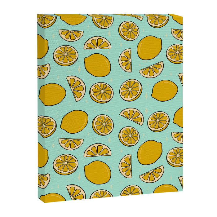 Lemon Print Canvas Print Gallery Image 1