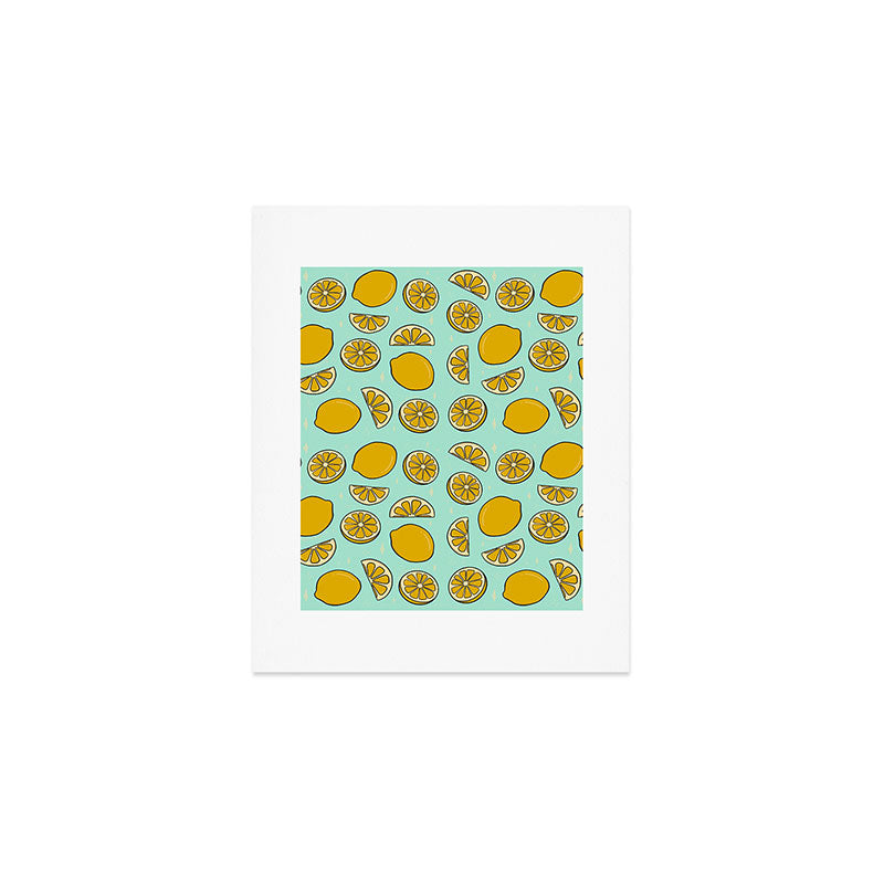 Lemon Print Art Print Gallery Image 1