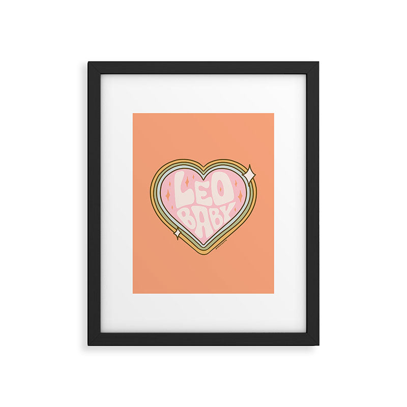 Leo Baby Framed Art Print Gallery Image 6