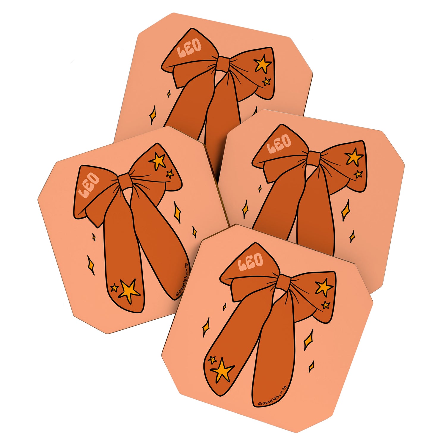 Leo Bow Coaster Gallery Image 1