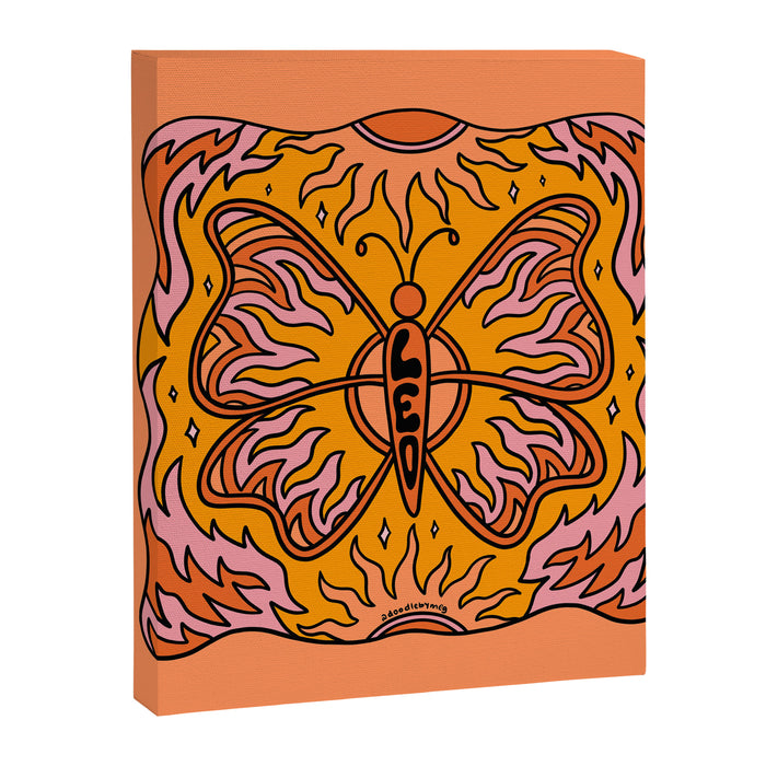 Leo Butterfly Canvas Print Gallery Image 1