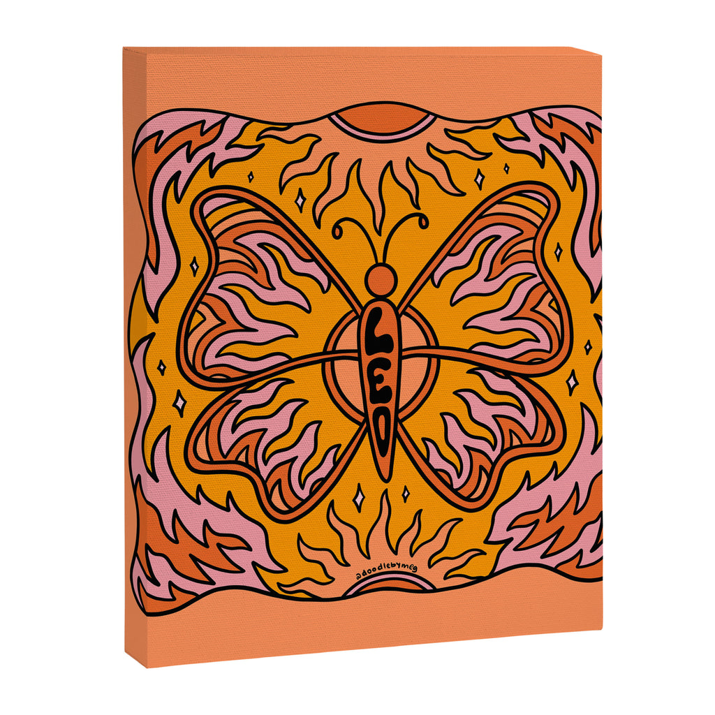 Leo Butterfly Canvas Print Gallery Image 8