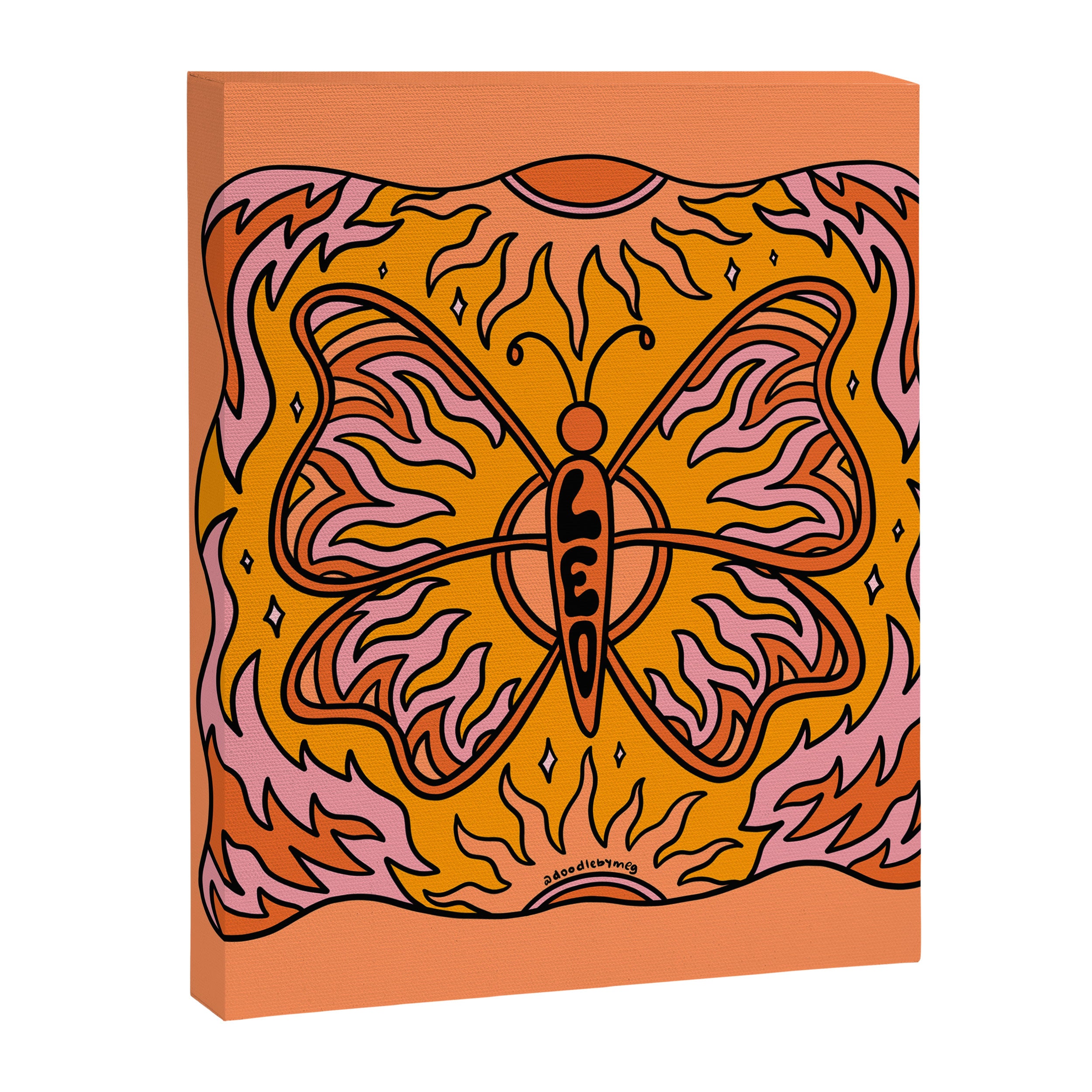 Leo Butterfly Canvas Print Gallery Image 8