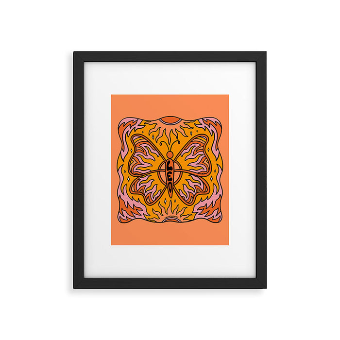 Leo Butterfly Framed Art Print Gallery Image 1