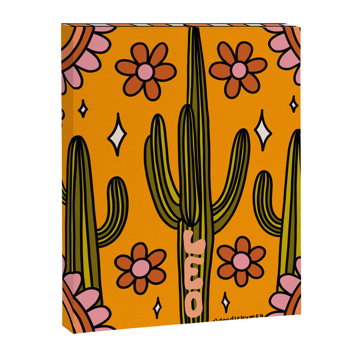 Leo Cactus Canvas Print Gallery Image 1