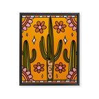 Leo Cactus Framed Canvas Print Gallery Image 8
