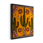 Leo Cactus Framed Canvas Print Gallery Image 2