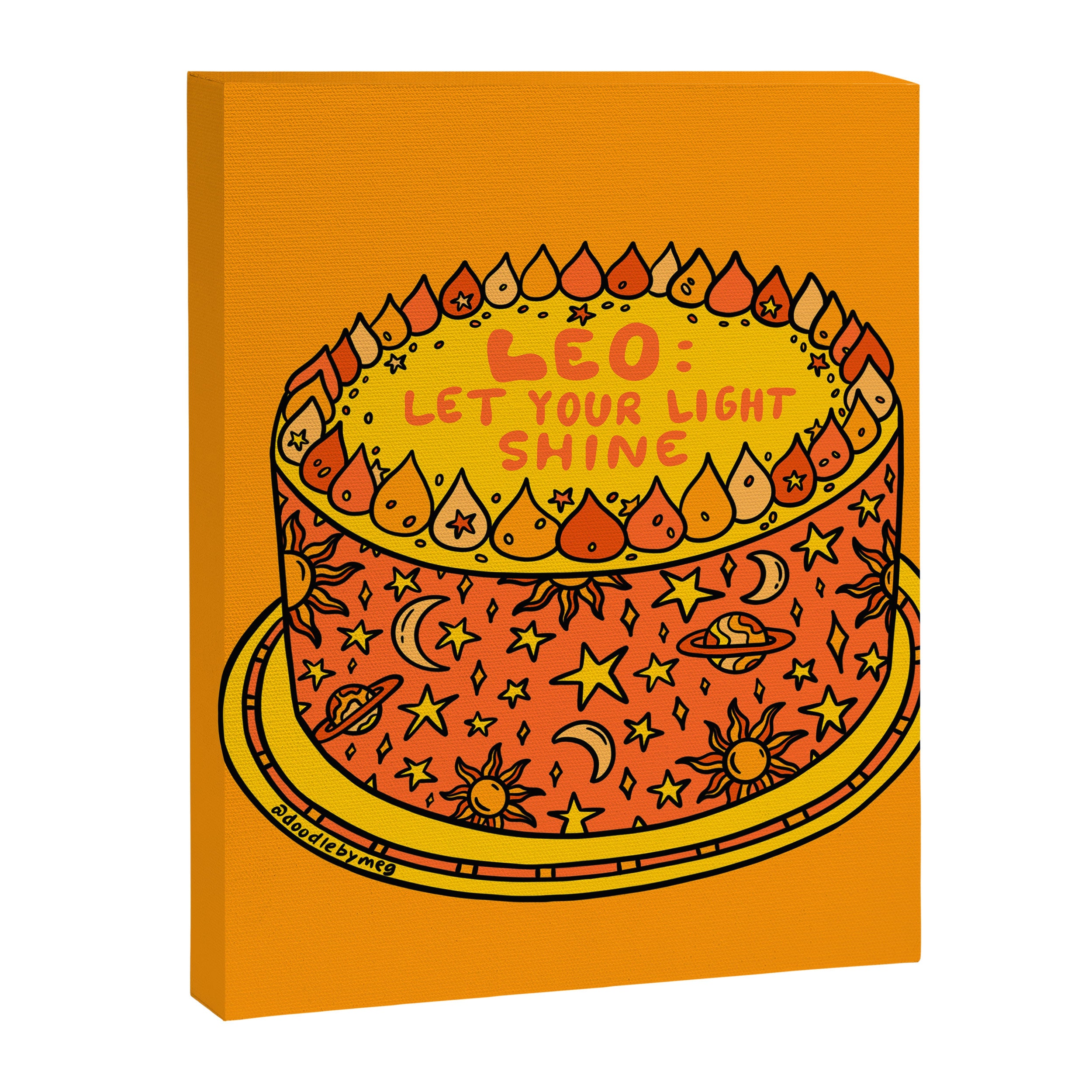Leo Cake Canvas Print Gallery Image 8