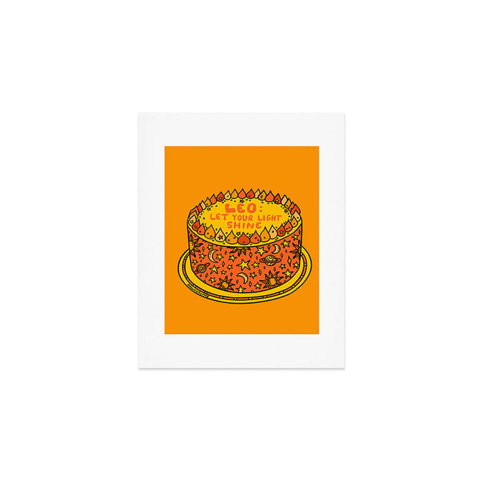 Leo Cake Art Print Gallery Image 1