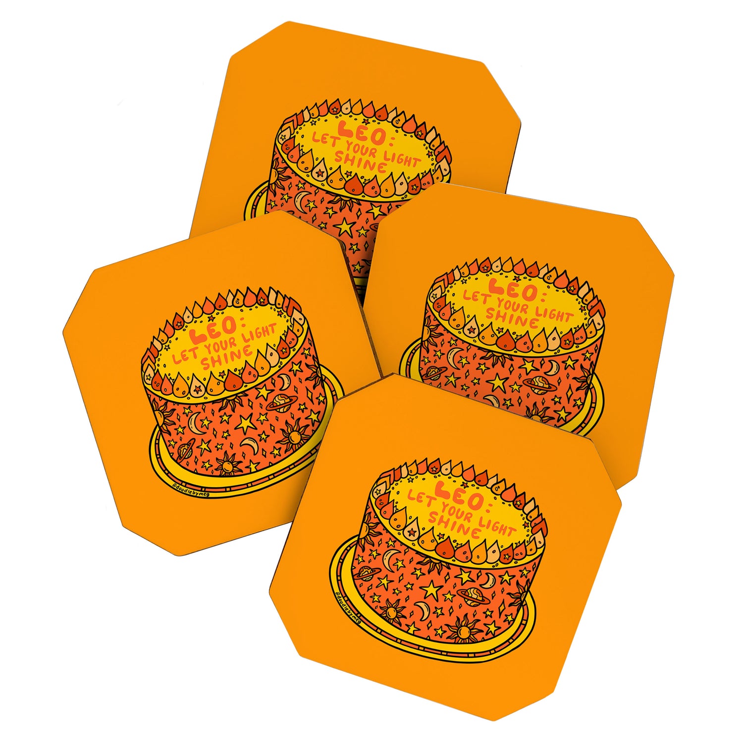 Leo Cake Coaster Gallery Image 1