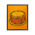 Leo Cake Framed Canvas Print Gallery Image 8