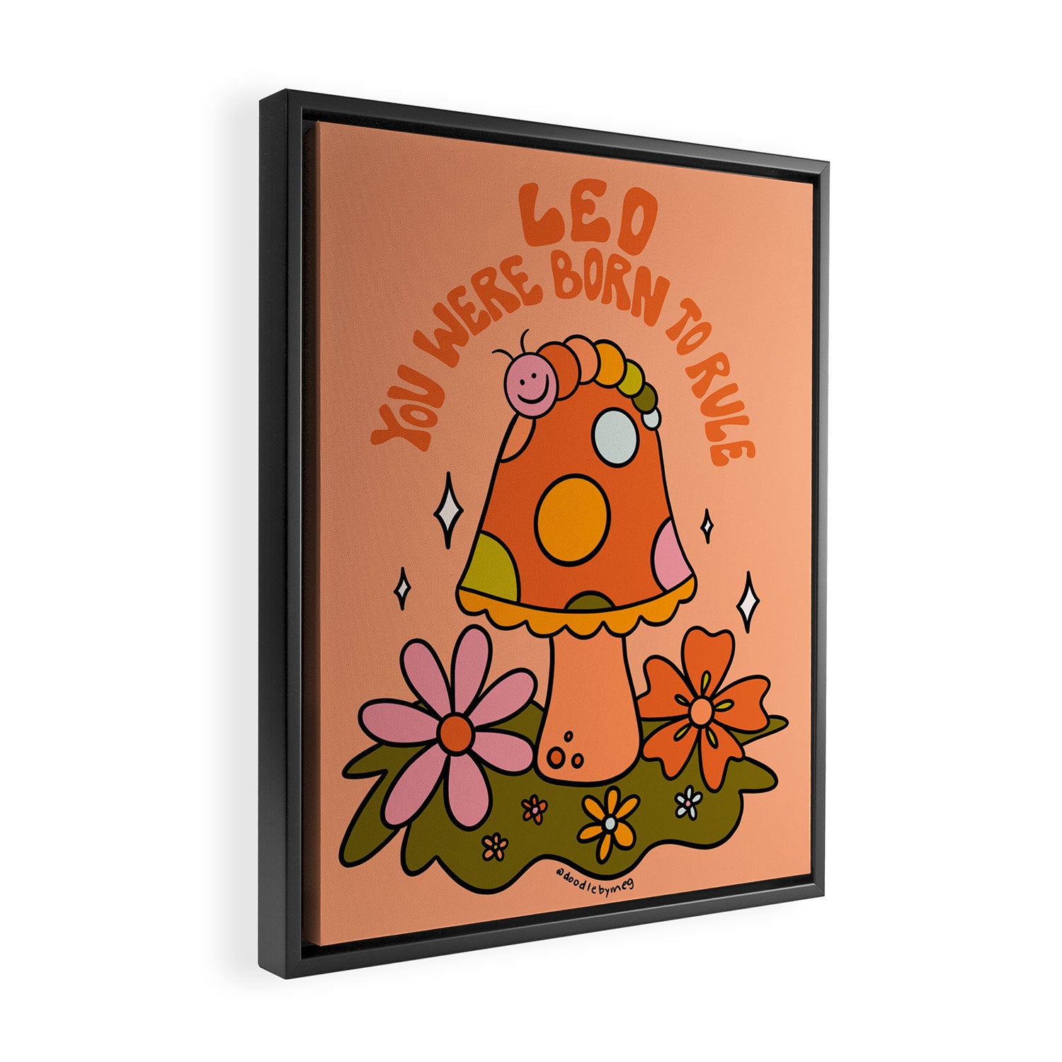 Leo Caterpillar Framed Canvas Print Gallery Image 2