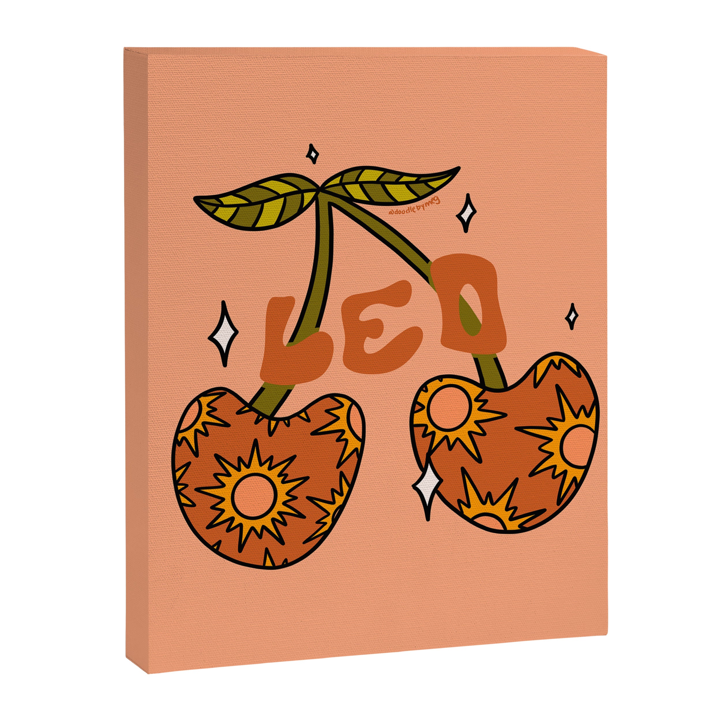 Leo Cherries Canvas Print Gallery Image 8