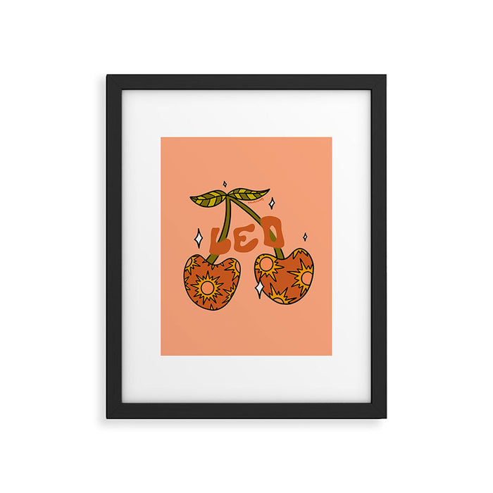 Leo Cherries Framed Art Print Gallery Image 1
