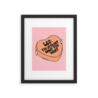 Leo Conversation Heart Framed Art Print Gallery Image 6