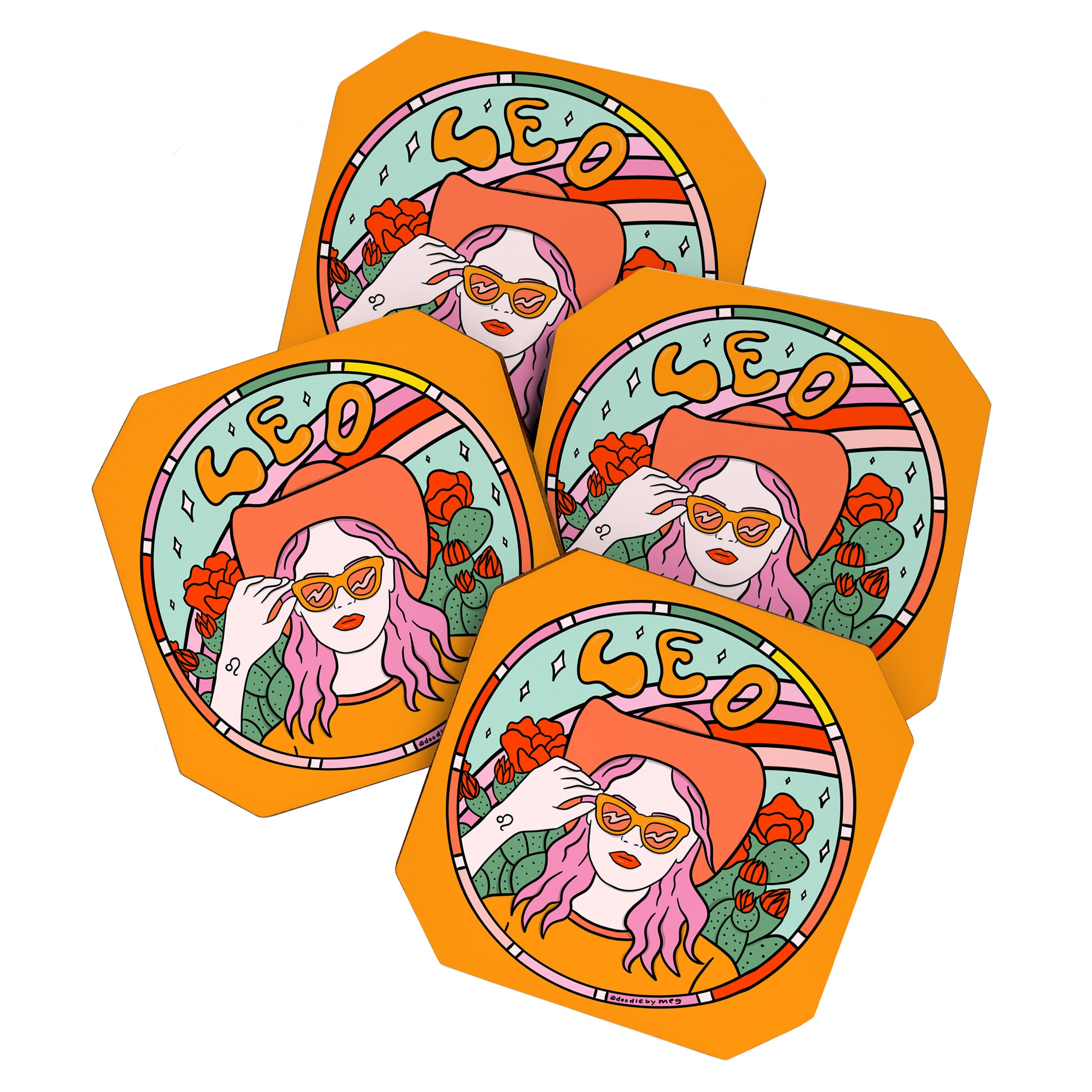 Leo Cowgirl Coaster Gallery Image 1