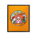 Leo Cowgirl Framed Canvas Print Gallery Image 8