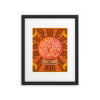 Leo Crystal Ball Framed Art Print Gallery Image 6