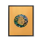 Leo Crystal Framed Canvas Print Gallery Image 8