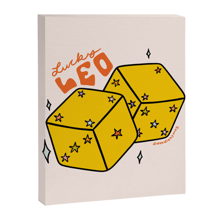 Leo Dice Canvas Print Gallery Image 1