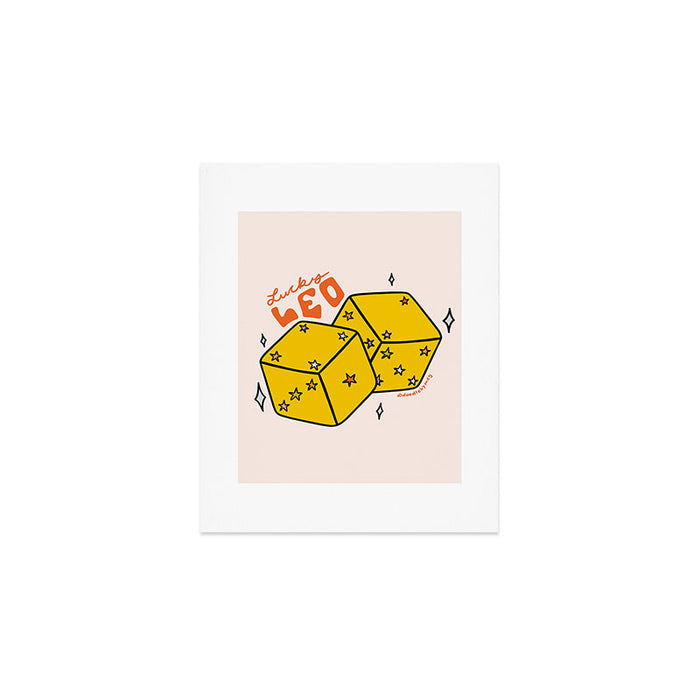 Leo Dice Art Print Gallery Image 1