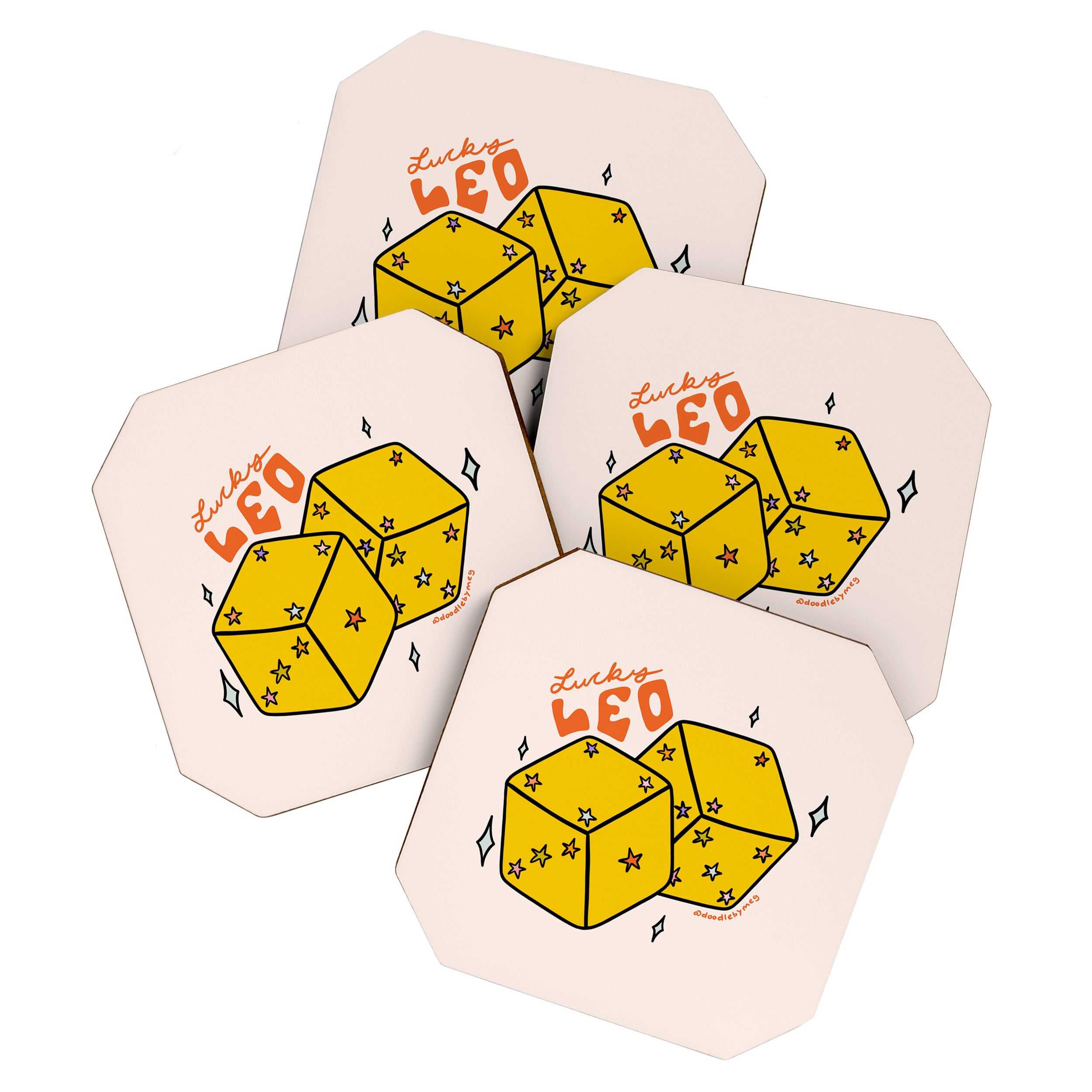 Leo Dice Coaster Gallery Image 1