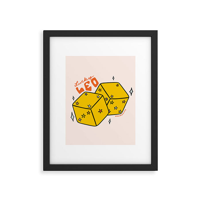 Leo Dice Framed Art Print Gallery Image 1