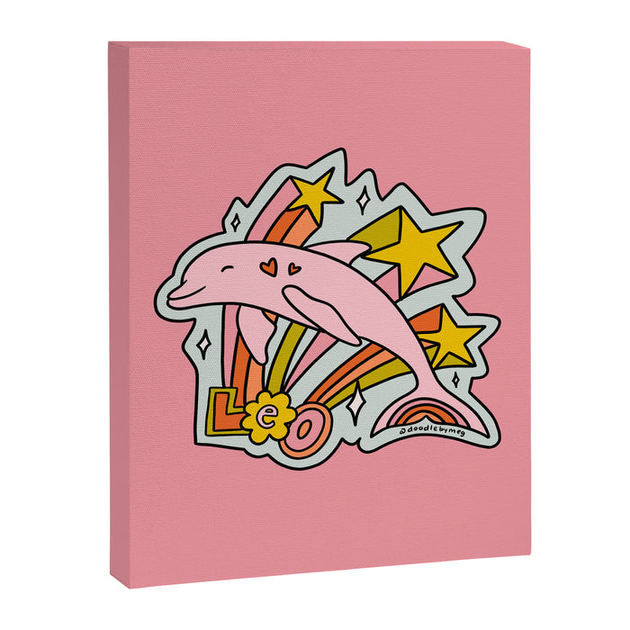Leo Dolphin Canvas Print Gallery Image 1