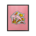 Leo Dolphin Framed Canvas Print Gallery Image 8