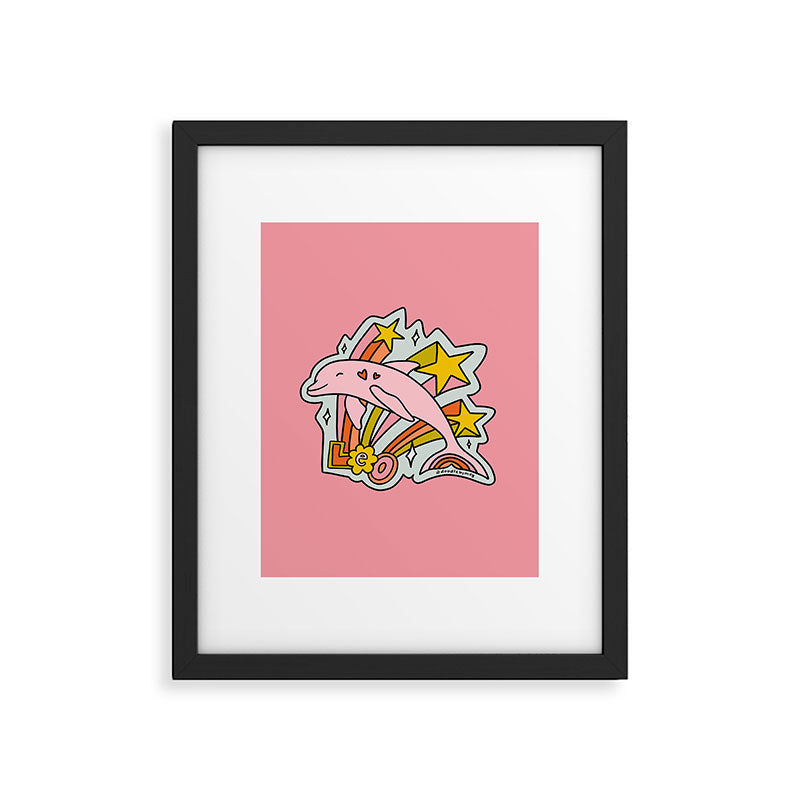Leo Dolphin Framed Art Print Gallery Image 6