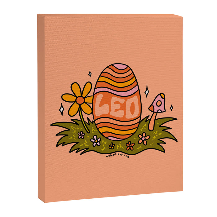 Leo Easter Egg Canvas Print Gallery Image 1