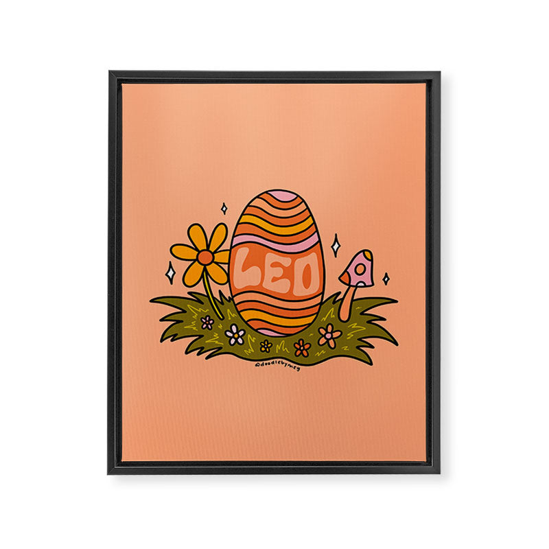 Leo Easter Egg Framed Canvas Print Gallery Image 8