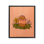 Leo Easter Egg Framed Canvas Print Gallery Image 8