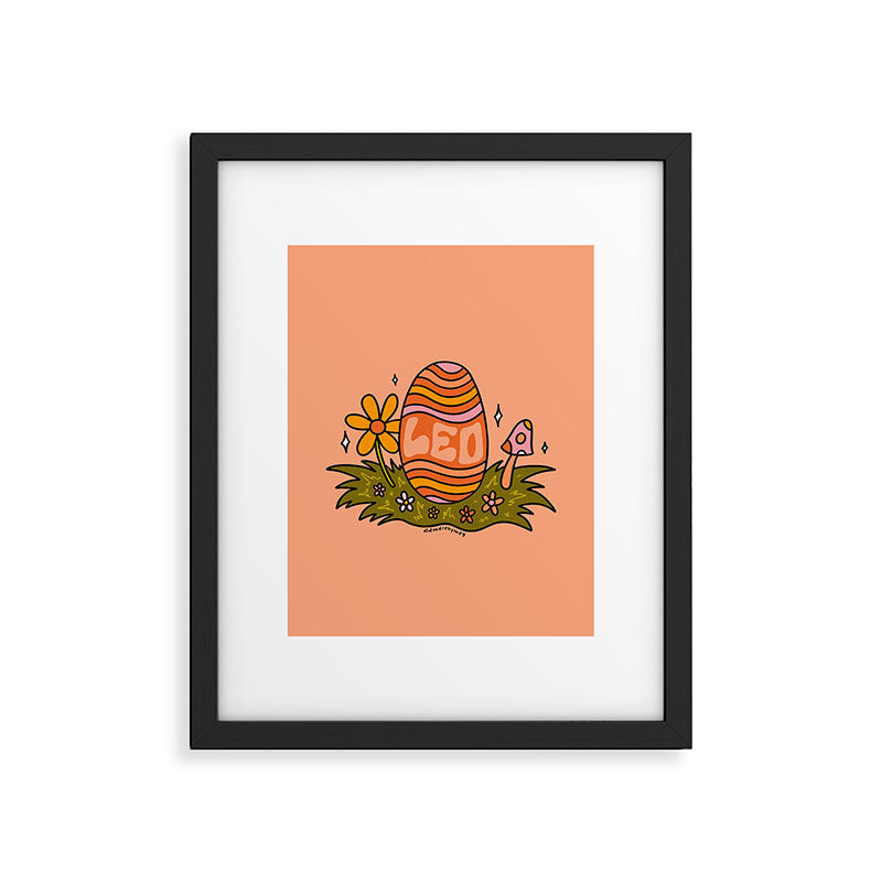 Leo Easter Egg Framed Art Print Gallery Image 6