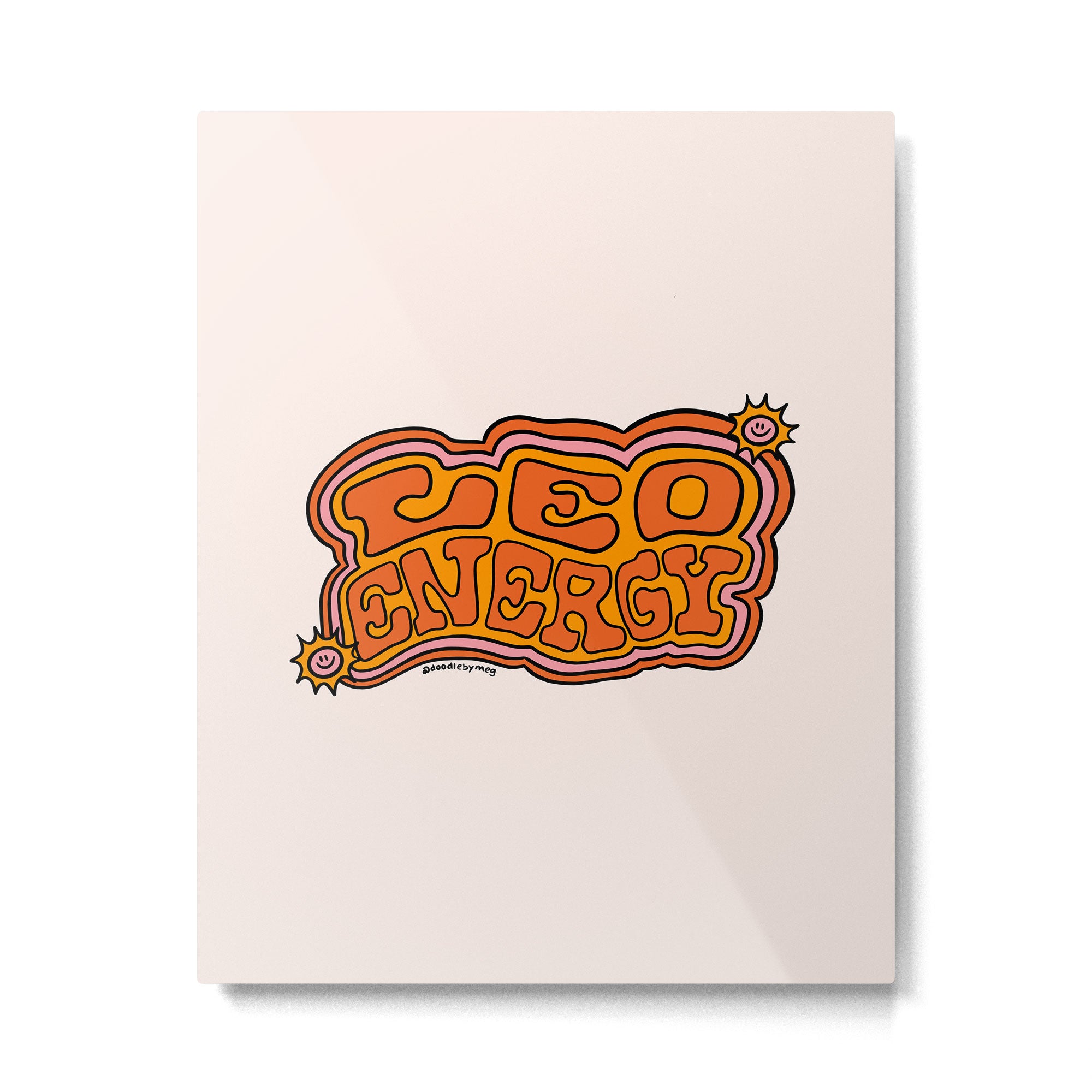 Leo Energy Metal Print Gallery Image 6