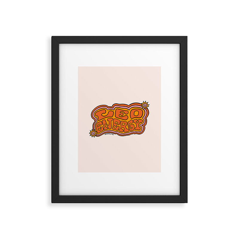 Leo Energy Framed Art Print Gallery Image 6