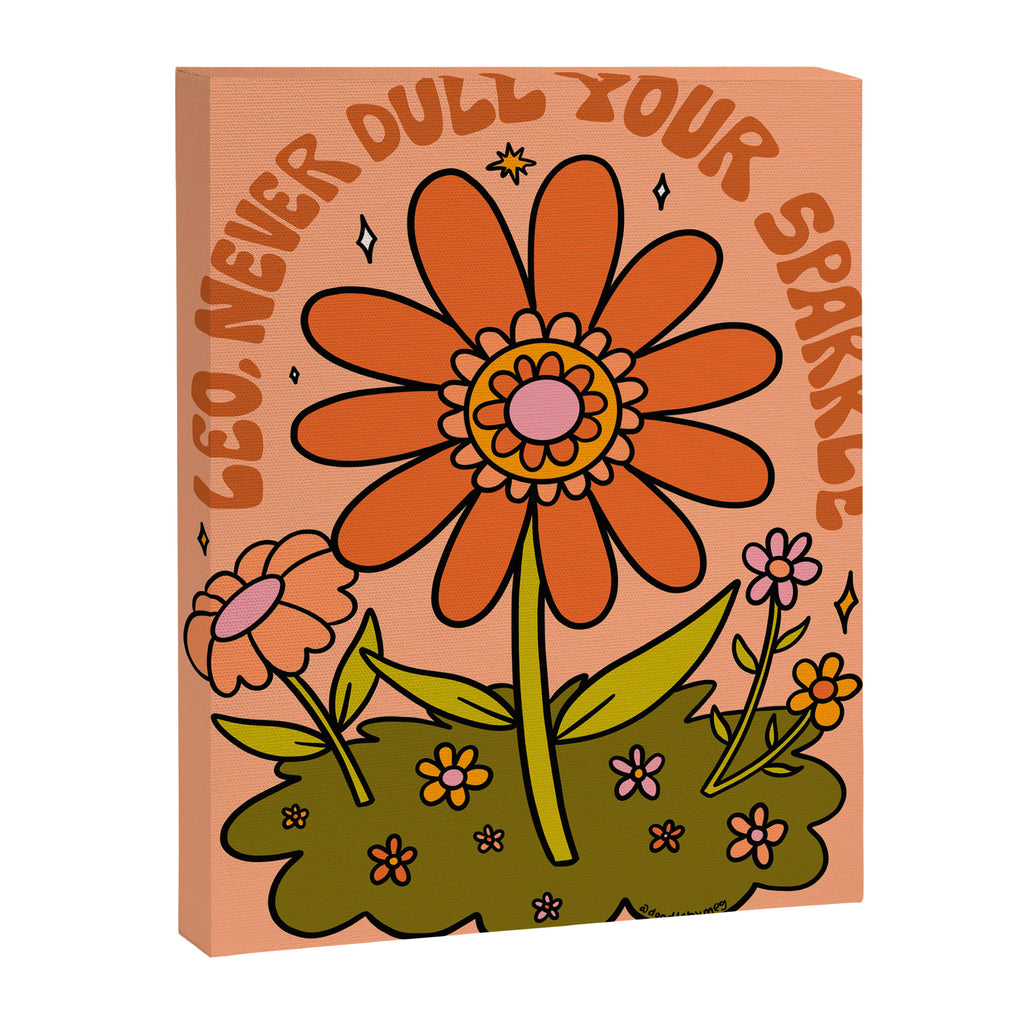 Leo Flower Canvas Print Gallery Image 8